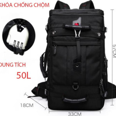 Ba lô du lịch thể thao nam công suất lớn phong cách châu âu hiện đại đã tích hợp công nghệ 4.0