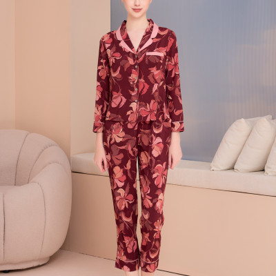 Bộ Đồ Satin Dài Nữ Vincy Thoáng Mát BSD010S31 