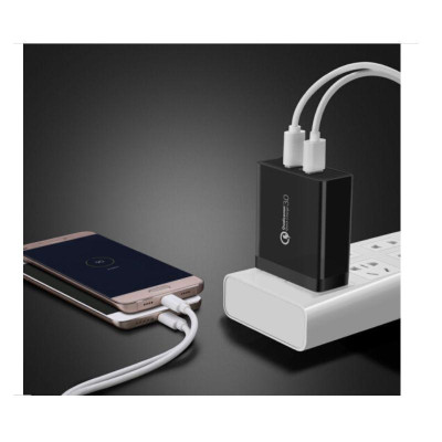 Ugreen UG70151CD161TK 36W QC3.0 2 cổng USB màu Đen Củ sạc nhanh - HÀNG CHÍNH HÃNG