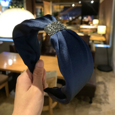 Bờm cài tóc bản to thắt kim tuyến sang trọng BN104