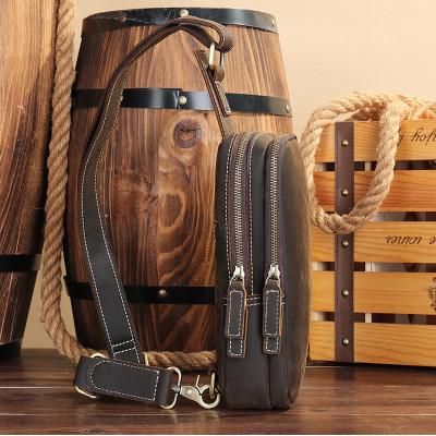 Túi đeo chéo nam DA BÒ THẬT phong cách mới  - BEE GEE DCN9220