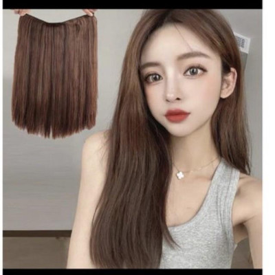 Tóc giả kẹp thẳng lửng cao cấp