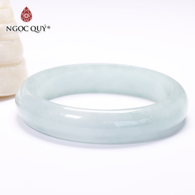 Vòng tay liền khối đá cẩm thạch phỉ thúy mệnh hỏa, mộc - Ngọc Quý Gemstones