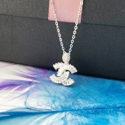 Dây Chuyền Vòng Cổ Bạc  Chanel Đính Đá Tinh Tế BẠC HIỂU MINH DMD471
