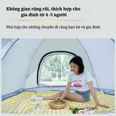 Lều tự động Suncojia, lều ngoài trời chống nắng, lều cắm trại dã ngoại, kích thước 2x2m