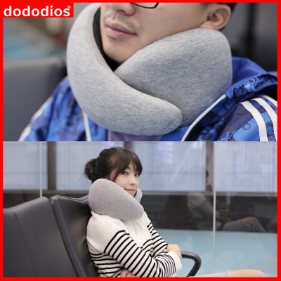 Gối Ngủ Du Lịch Chất Liệu Memory Foam Mật Độ Cao - Gối Ngủ Văn Phòng Thông Minh Cao Cấp Chính Hãng Dododios – Kèm Túi Vải Nhung Đựng Gối Ngủ Chữ U Văn Phòng