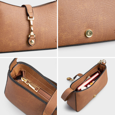 Túi Lata ( Thời trang nữ dự tiệc size 24- Túi đeo chéo da HN108 )