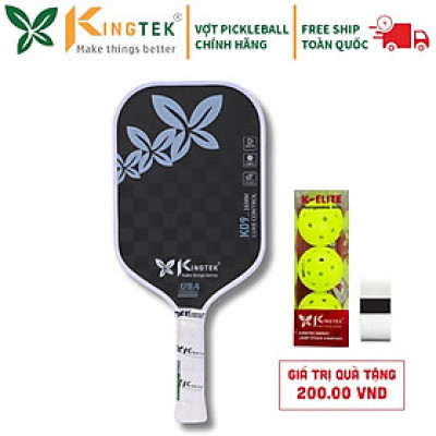 Vợt Pickleball Kingtek K09 Luxx Control 16mm – Chính Hãng