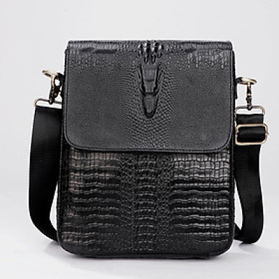 Túi đeo chéo nam DA BÒ THẬT phong cách mới  - BEE GEE DCN9369