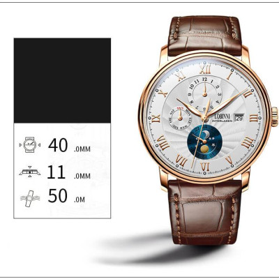 Đồng hồ nam chính hãng Lobinni No.1023LT