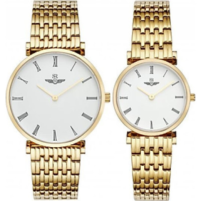 Đồng Hồ Cặp Đôi SRWATCH SG8702.1402 (30mm & 40mm) - Quartz (Pin) - Dây Kim Loại