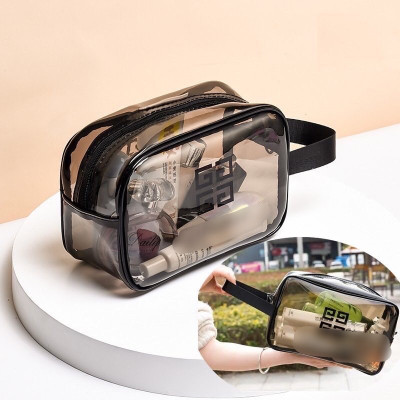 Bộ 3  túi trong suốt đựng mỹ phẩm du lịch  , đồ cá nhân , chống nước thời trang trẻ trung hiện đại , sang trọng