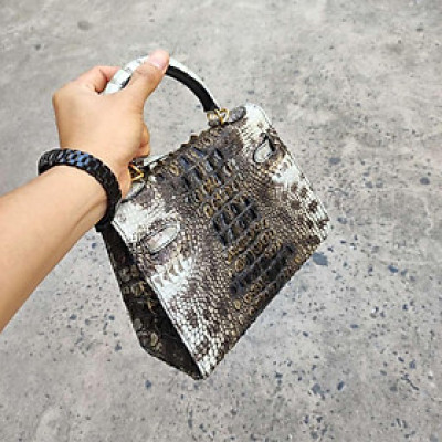 Túi xách nữ Da cá sấu nguyên thủy mộc mạc!