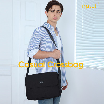 Túi đeo chéo nam nữ Casual Crossbag T2 chính hãng NATOLI đi làm đi học du lịch bản to chống nước cá tính