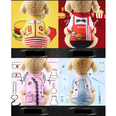 Áo Ngành Nghề cho chó mèo các loại , Quần Áo nỉ mỏng cho thú cưng - 2 Chân