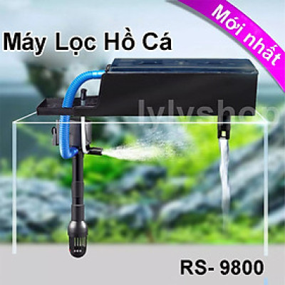 Máy lọc nước bể cá cảnh RS 9800 30W - 2100LH cho hồ thủy sinh 90m - 1m2 cao cấp. BH uy tín
