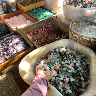 1000gr Đá Thạch Anh Xanh Vụn NHASAN Lựa Chọn Hoàn Hảo Cho Trang Trí & Phong Thủy