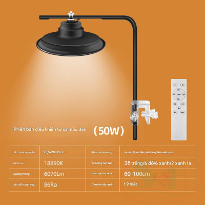 Đèn led KaoKui WRGB UFO KK50 Pro dĩa kẹp bể thủy sinh cá tép tiểu cảnh bán cạn