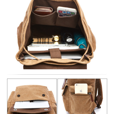 Balo nam thông minh đa chức năng vải canvas cao cấp phong cách mới