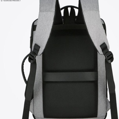 Ba lô du lịch thể thao nam công suất lớn phong cách mới tích hợp sạc USB tiện dụng và công nghệ chống thấm nước (15,6")