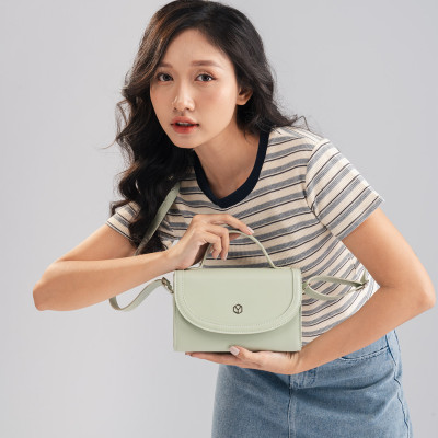 Túi Yuumy ( Thời trang nữ kiểu dáng trẻ trung size 21 - Túi đeo chéo da Seasand YN231 )