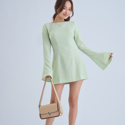 Túi Yuumy ( Thời trang nữ hình chữ nhật khóa cài kim loại size 23 - Túi đeo vai da Seasand YN234 )