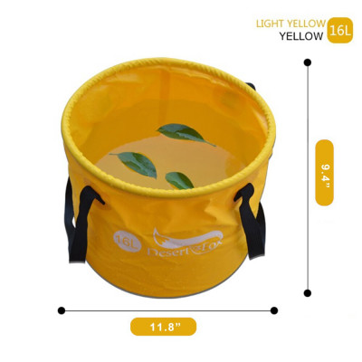 Xô đựng nước gấp gọp dã ngoại 16L Desert&Fox DF-S16L Outdoor Folding Bucket