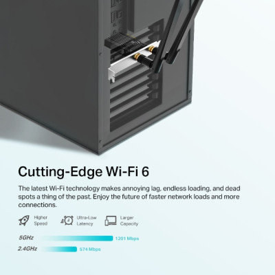 Bộ Chuyển Đổi Card WiFi TP-Link Archer TX20E PCIe Bluetooth WiFi 6 AX1800 - Hàng Chính Hãng