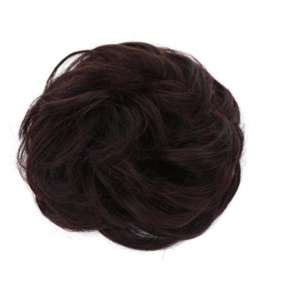 Tóc giả Búi xoăn trung niên- hình thật