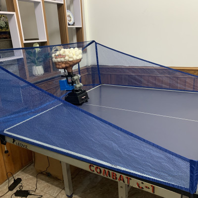 Máy bắn bóng bàn B3/B5 tặng 50 bóng và lưới thu bóng, tốc độ nhanh nhất 100.8 km/h, máy bắn bóng bàn giá rẻ tại nhà