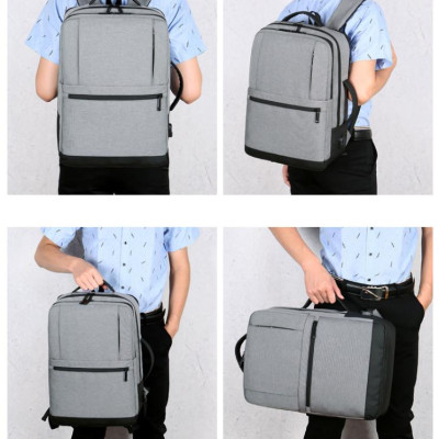 Ba lô du lịch thể thao nam công suất lớn phong cách mới tích hợp sạc USB tiện dụng và công nghệ chống thấm nước (15,6")