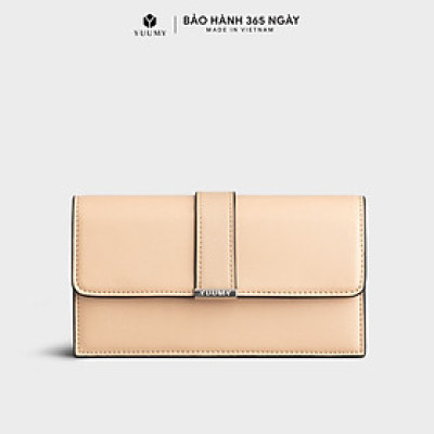 Ví Yuumy ( Thời trang nữ dây đeo phối nắp trang trí - Ví da Seasand YV98 )
