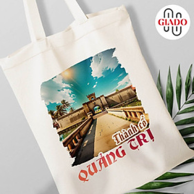 Túi canvas GIADO, túi vải bố, túi tote mẫu thành cổ Quảng Trị