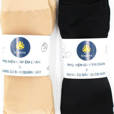 Combo 5 cặp vớ da mỏng tone màu thích hợp da Á Đông có cổ và mũi vớ dệt 2 lớp - buybox - BBPK28