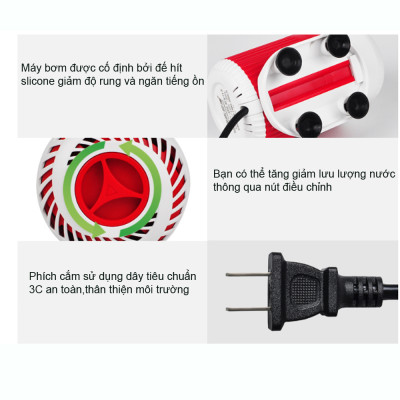 Máy bơm nước bể cá cảnh BAOYU BY102 BY103 30W BY104 40W BY105 50W cao cấp, siêu bền, tiết kiệm điện. Bảo hành uy tín