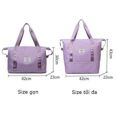 Túi Xách Du Lịch Có Ngăn Để Giày, Tập Gym, Đi Bơi Chống Nước Cao Cấp 2 Tầng , Có Nhiều Ngăn Tiện Dụng