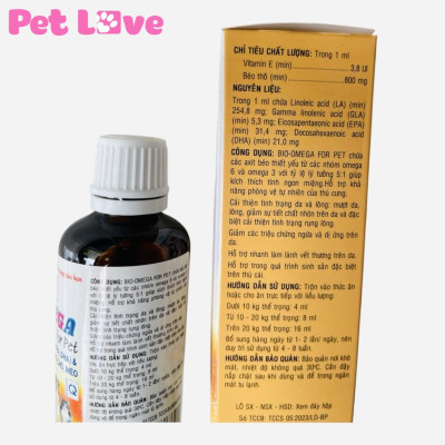 Bộ sản phẩm dinh dưỡng cho chó mèo Bio Pharmachemie