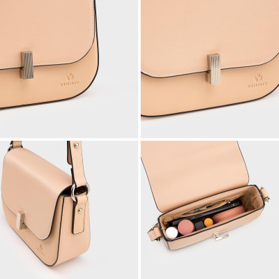 Túi Yuumy ( Thời trang nữ dây đeo điều chỉnh đa năng size 21 - Túi đeo chéo da Seasand YN236 )