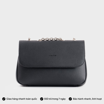 Túi Trita ( Thời trang nữ kèm dây phối xích hiện đại size 24 - Túi đeo chéo da RHN212 )