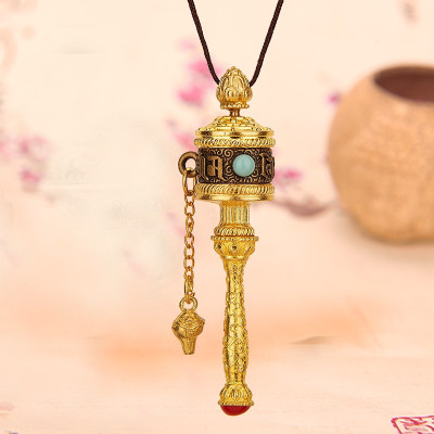 MẶT DÂY CHUYỀN KINH LUÂN ĐEO CỔ BẰNG ĐỒNG