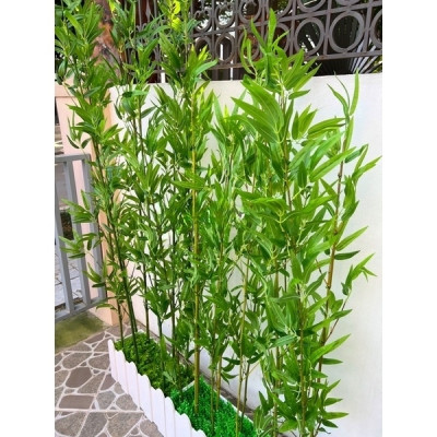 Trúc giả trang trí nhà cửa Set cây trúc giả nhiều lá loại 1 - 3 kích thước - Cây giả, hoa lụa Decor trang trí nhà cửa