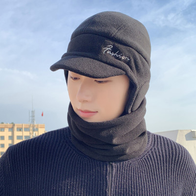 Bộ Nón và khăn cổ len cho Nam cho mùa đông - A162