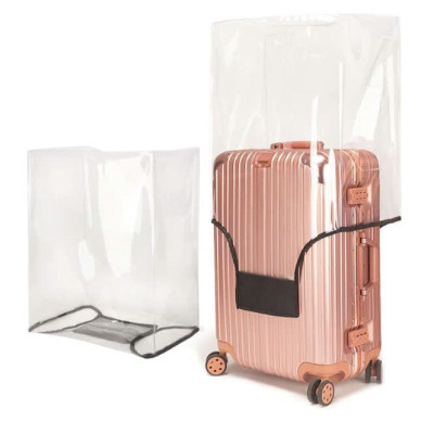 Túi Trùm Chống Xước Cho Vali Cao Cấp Áo bọc, bao bọc vali trong suốt chống trầy xước khi vận chuyển (Size 20ich).
