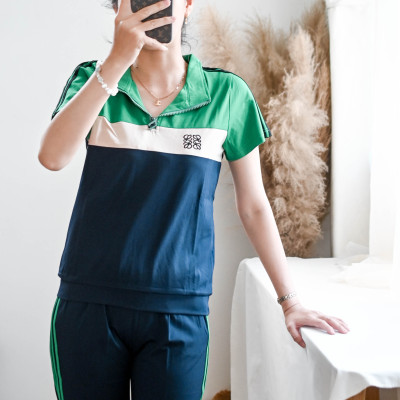 Đồ bộ thể thao nữ tay ngắn quần dài