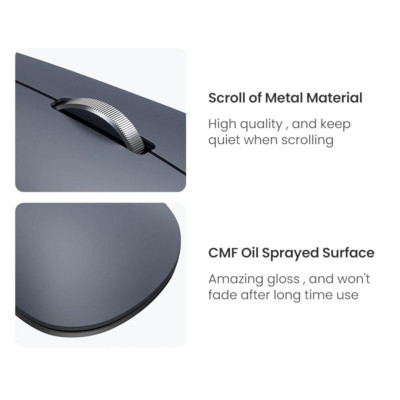 Ugreen UG90374MU001TK 4000dpi 10M 2.4g Màu Xanh Chuột không dây - HÀNG CHÍNH HÃNG