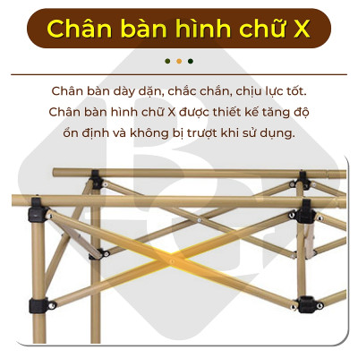 Bàn cắm trại gấp TSD Size:53,95,120cm ,đa năng,dễ mang theo, dã ngoại,có thể gập lại