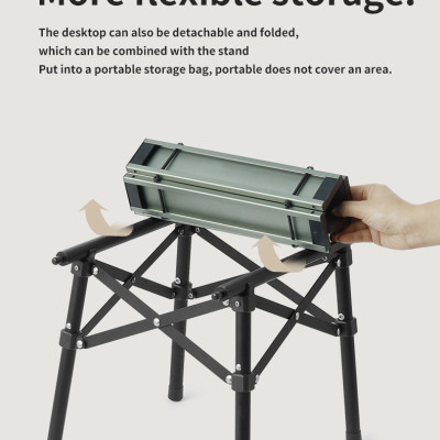 Bàn cắm trại nhôm siêu nhỏ gọn NatureHike CNH22JU050