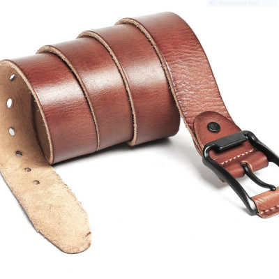 Thắt lưng nam mặt khóa da dây lưng da bò nguyên tấm cao cấp cá tính