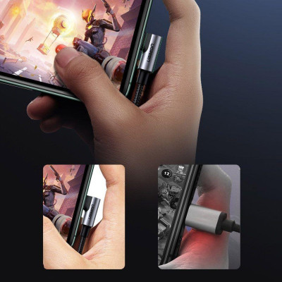 Ugreen UG60764US305TK 1.5M đầu lightning bẻ 90 độ có chip MFI ra cáp USB type C màu đen - HÀNG CHÍNH HÃNG