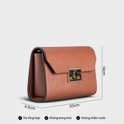 Túi Lata ( Thời trang nữ đi chơi size 20 - Túi đeo chéo da  HN100 )